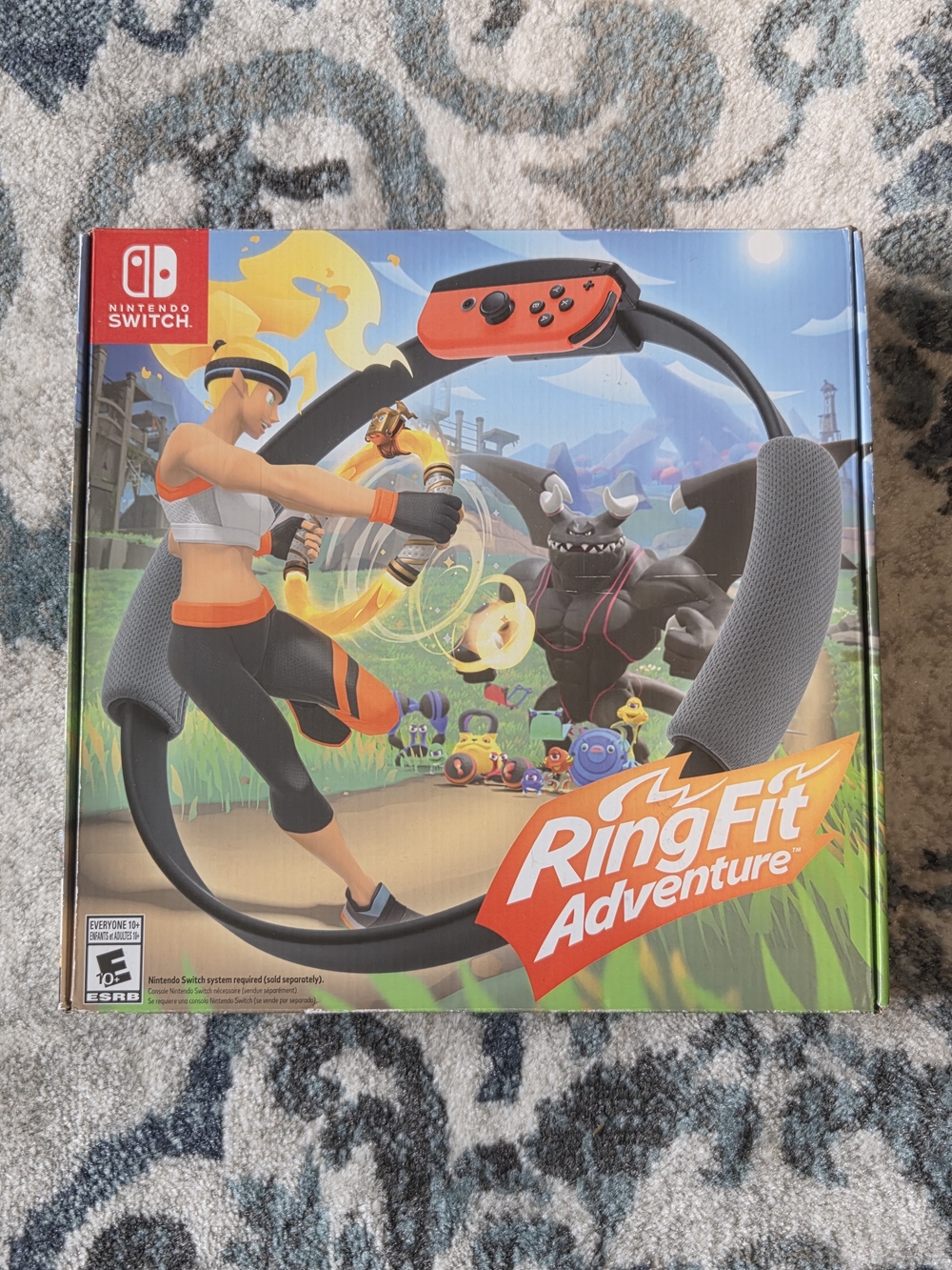 Nintendo Ring Fit Adventure Ring-Con Accessory in Black and Orange
